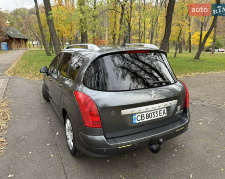 Серый Пежо 308, объемом двигателя 1.6 л и пробегом 330 тыс. км за 4400 $, фото 5 на Automoto.ua