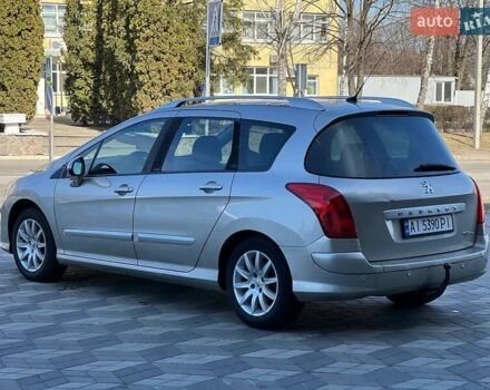 Серый Пежо 308, объемом двигателя 1.6 л и пробегом 316 тыс. км за 5300 $, фото 17 на Automoto.ua