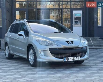 Серый Пежо 308, объемом двигателя 1.6 л и пробегом 316 тыс. км за 5300 $, фото 5 на Automoto.ua