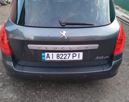 Серый Пежо 308, объемом двигателя 1.6 л и пробегом 160 тыс. км за 5000 $, фото 3 на Automoto.ua