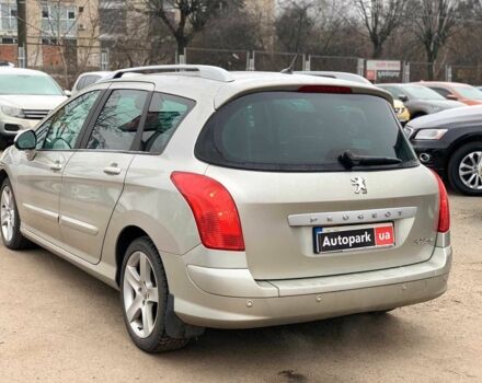 Серый Пежо 308, объемом двигателя 1.6 л и пробегом 51 тыс. км за 5740 $, фото 6 на Automoto.ua