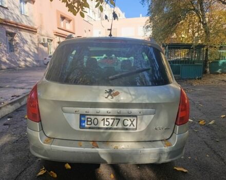 Серый Пежо 308, объемом двигателя 1.6 л и пробегом 208 тыс. км за 4000 $, фото 1 на Automoto.ua