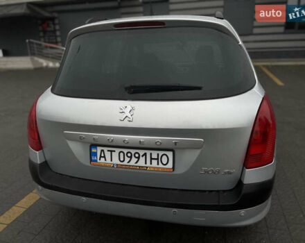 Сірий Пежо 308, об'ємом двигуна 1.6 л та пробігом 269 тис. км за 4444 $, фото 20 на Automoto.ua