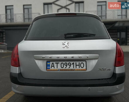 Сірий Пежо 308, об'ємом двигуна 1.6 л та пробігом 269 тис. км за 4444 $, фото 22 на Automoto.ua