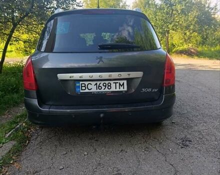 Серый Пежо 308, объемом двигателя 1.6 л и пробегом 272 тыс. км за 5500 $, фото 14 на Automoto.ua
