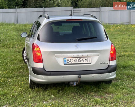 Серый Пежо 308, объемом двигателя 1.62 л и пробегом 269 тыс. км за 5200 $, фото 10 на Automoto.ua