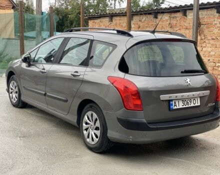 Сірий Пежо 308, об'ємом двигуна 1.6 л та пробігом 290 тис. км за 4450 $, фото 5 на Automoto.ua