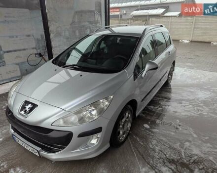 Серый Пежо 308, объемом двигателя 1.6 л и пробегом 202 тыс. км за 5250 $, фото 1 на Automoto.ua