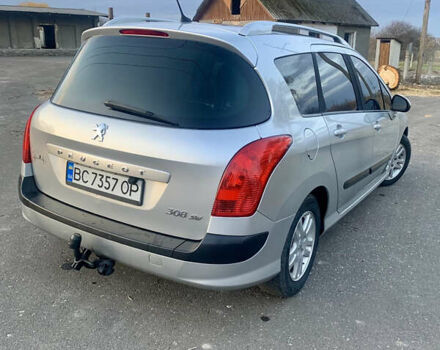 Серый Пежо 308, объемом двигателя 1.56 л и пробегом 290 тыс. км за 5600 $, фото 5 на Automoto.ua