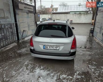 Серый Пежо 308, объемом двигателя 1.6 л и пробегом 202 тыс. км за 5250 $, фото 3 на Automoto.ua