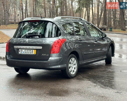 Серый Пежо 308, объемом двигателя 1.6 л и пробегом 265 тыс. км за 5999 $, фото 6 на Automoto.ua