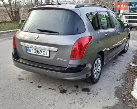Серый Пежо 308, объемом двигателя 1.6 л и пробегом 294 тыс. км за 4600 $, фото 3 на Automoto.ua