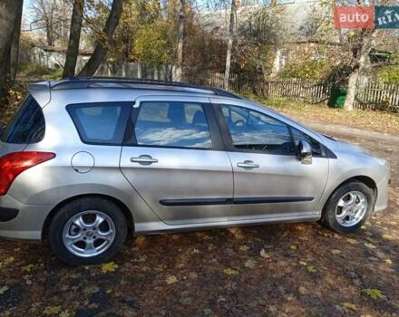 Сірий Пежо 308, об'ємом двигуна 1.6 л та пробігом 185 тис. км за 5300 $, фото 2 на Automoto.ua
