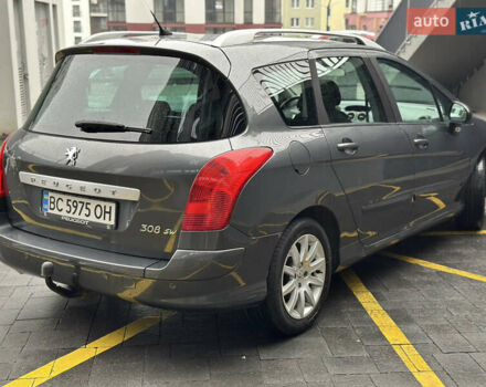 Серый Пежо 308, объемом двигателя 1.6 л и пробегом 247 тыс. км за 4250 $, фото 5 на Automoto.ua