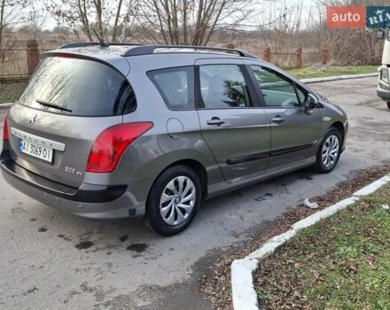 Сірий Пежо 308, об'ємом двигуна 1.6 л та пробігом 281 тис. км за 4350 $, фото 7 на Automoto.ua