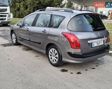 Сірий Пежо 308, об'ємом двигуна 1.6 л та пробігом 281 тис. км за 4350 $, фото 4 на Automoto.ua