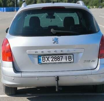 Серый Пежо 308, объемом двигателя 1.6 л и пробегом 244 тыс. км за 5700 $, фото 15 на Automoto.ua