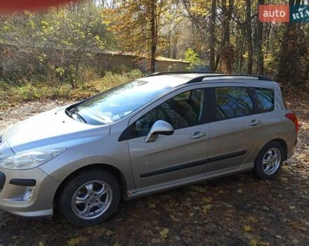 Сірий Пежо 308, об'ємом двигуна 1.6 л та пробігом 185 тис. км за 5300 $, фото 1 на Automoto.ua