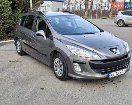 Сірий Пежо 308, об'ємом двигуна 1.6 л та пробігом 281 тис. км за 4350 $, фото 12 на Automoto.ua