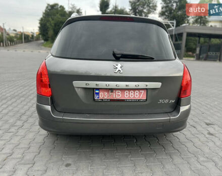 Сірий Пежо 308, об'ємом двигуна 1.6 л та пробігом 165 тис. км за 5999 $, фото 24 на Automoto.ua