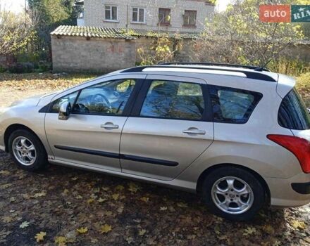 Сірий Пежо 308, об'ємом двигуна 1.6 л та пробігом 185 тис. км за 5300 $, фото 3 на Automoto.ua