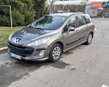Сірий Пежо 308, об'ємом двигуна 1.6 л та пробігом 281 тис. км за 4350 $, фото 1 на Automoto.ua