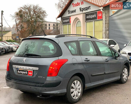 Серый Пежо 308, объемом двигателя 1.6 л и пробегом 234 тыс. км за 5990 $, фото 4 на Automoto.ua