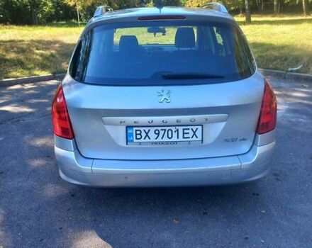 Сірий Пежо 308, об'ємом двигуна 1.56 л та пробігом 250 тис. км за 5700 $, фото 5 на Automoto.ua