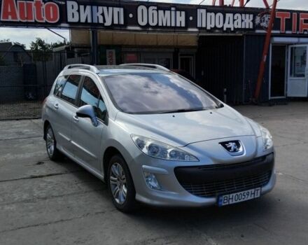 Серый Пежо 308, объемом двигателя 1.6 л и пробегом 230 тыс. км за 6500 $, фото 1 на Automoto.ua