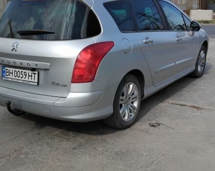 Серый Пежо 308, объемом двигателя 1.6 л и пробегом 230 тыс. км за 6500 $, фото 4 на Automoto.ua