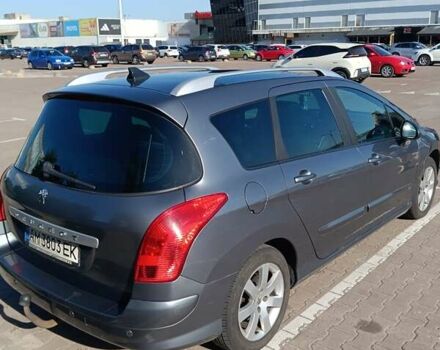 Серый Пежо 308, объемом двигателя 1.6 л и пробегом 248 тыс. км за 6200 $, фото 5 на Automoto.ua