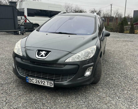 Сірий Пежо 308, об'ємом двигуна 1.56 л та пробігом 309 тис. км за 6000 $, фото 1 на Automoto.ua