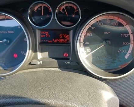 Серый Пежо 308, объемом двигателя 1.6 л и пробегом 248 тыс. км за 6200 $, фото 1 на Automoto.ua