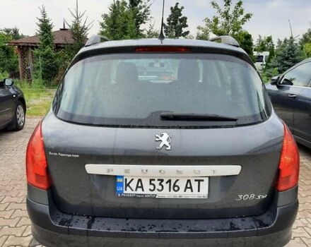Сірий Пежо 308, об'ємом двигуна 1.56 л та пробігом 322 тис. км за 5900 $, фото 2 на Automoto.ua