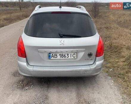 Серый Пежо 308, объемом двигателя 1.6 л и пробегом 240 тыс. км за 5800 $, фото 4 на Automoto.ua