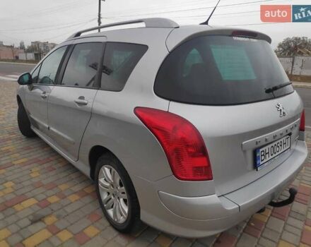 Сірий Пежо 308, об'ємом двигуна 1.56 л та пробігом 229 тис. км за 6500 $, фото 1 на Automoto.ua