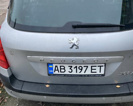 Серый Пежо 308, объемом двигателя 1.56 л и пробегом 238 тыс. км за 5500 $, фото 3 на Automoto.ua