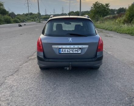 Серый Пежо 308, объемом двигателя 1.6 л и пробегом 276 тыс. км за 6100 $, фото 5 на Automoto.ua