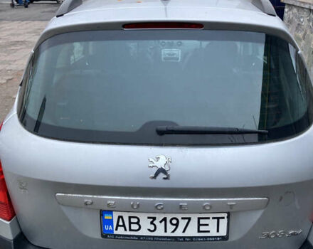 Серый Пежо 308, объемом двигателя 1.56 л и пробегом 238 тыс. км за 5500 $, фото 18 на Automoto.ua