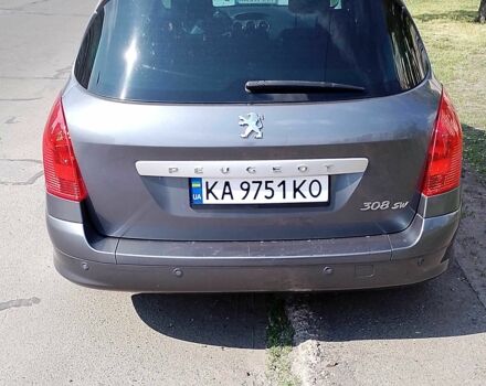 Сірий Пежо 308, об'ємом двигуна 1.6 л та пробігом 194 тис. км за 4300 $, фото 4 на Automoto.ua