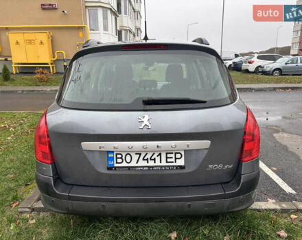 Серый Пежо 308, объемом двигателя 1.56 л и пробегом 234 тыс. км за 6200 $, фото 4 на Automoto.ua