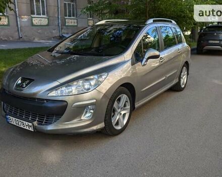 Сірий Пежо 308, об'ємом двигуна 1.6 л та пробігом 206 тис. км за 6500 $, фото 11 на Automoto.ua