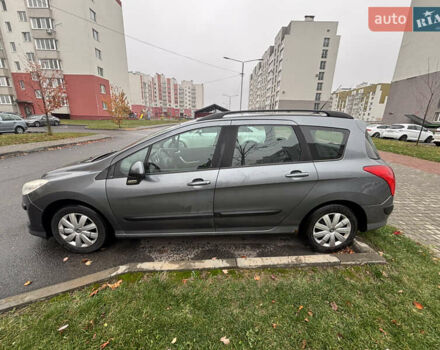 Серый Пежо 308, объемом двигателя 1.56 л и пробегом 234 тыс. км за 6200 $, фото 6 на Automoto.ua