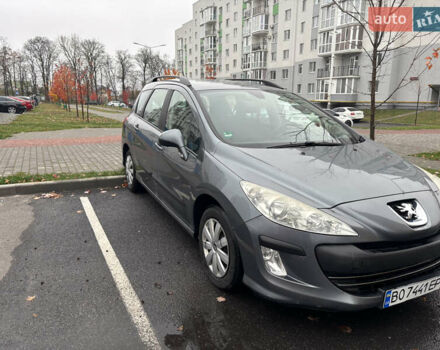 Серый Пежо 308, объемом двигателя 1.56 л и пробегом 234 тыс. км за 6200 $, фото 1 на Automoto.ua