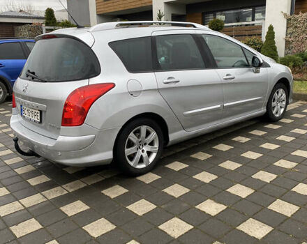 Сірий Пежо 308, об'ємом двигуна 1.56 л та пробігом 266 тис. км за 6400 $, фото 8 на Automoto.ua