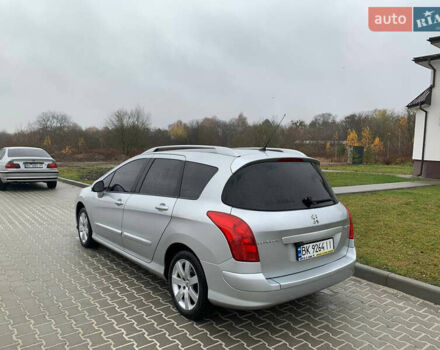 Сірий Пежо 308, об'ємом двигуна 1.56 л та пробігом 190 тис. км за 6800 $, фото 6 на Automoto.ua