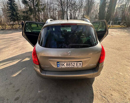 Сірий Пежо 308, об'ємом двигуна 1.56 л та пробігом 282 тис. км за 6099 $, фото 14 на Automoto.ua