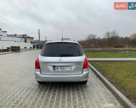 Сірий Пежо 308, об'ємом двигуна 1.56 л та пробігом 190 тис. км за 6800 $, фото 9 на Automoto.ua