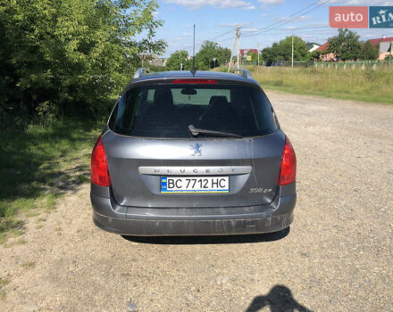 Серый Пежо 308, объемом двигателя 1.6 л и пробегом 190 тыс. км за 5000 $, фото 10 на Automoto.ua