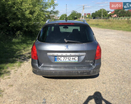 Серый Пежо 308, объемом двигателя 1.6 л и пробегом 190 тыс. км за 5000 $, фото 6 на Automoto.ua